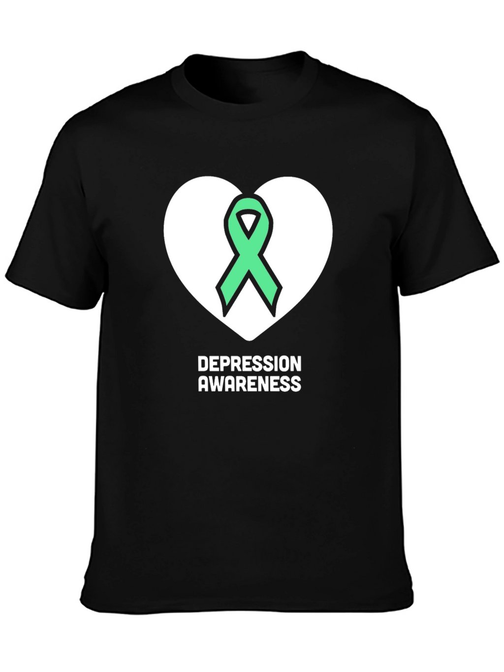 Depression Awareness Ribbon T-Shirt