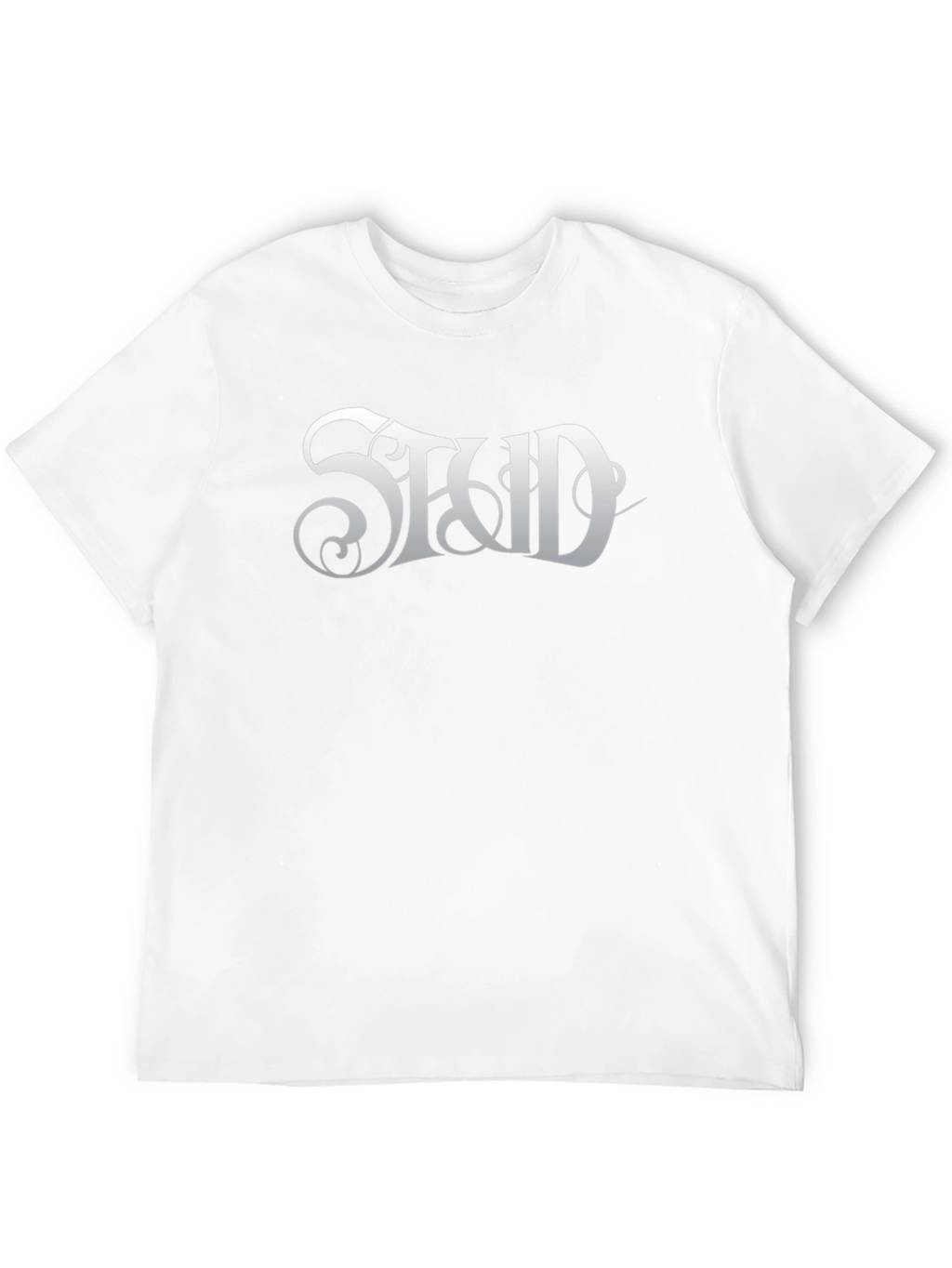 Stud Graphic Tee - Classic Black Cotton T-Shirt