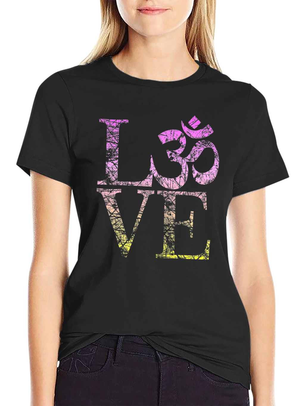 Love & Om Symbol Graphic Tee