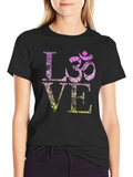Love & Om Symbol Graphic Tee