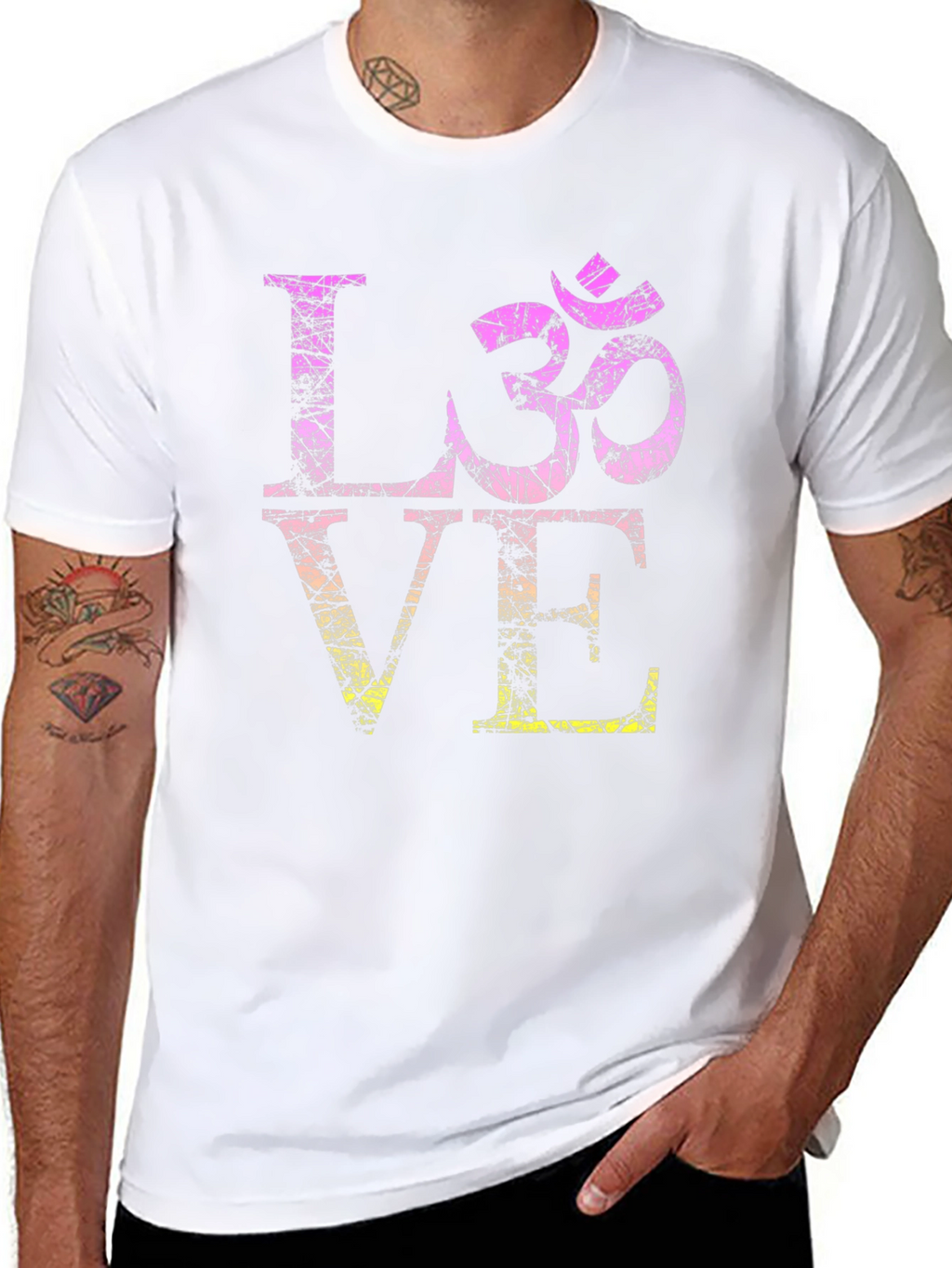 Love & Om Symbol Graphic Tee