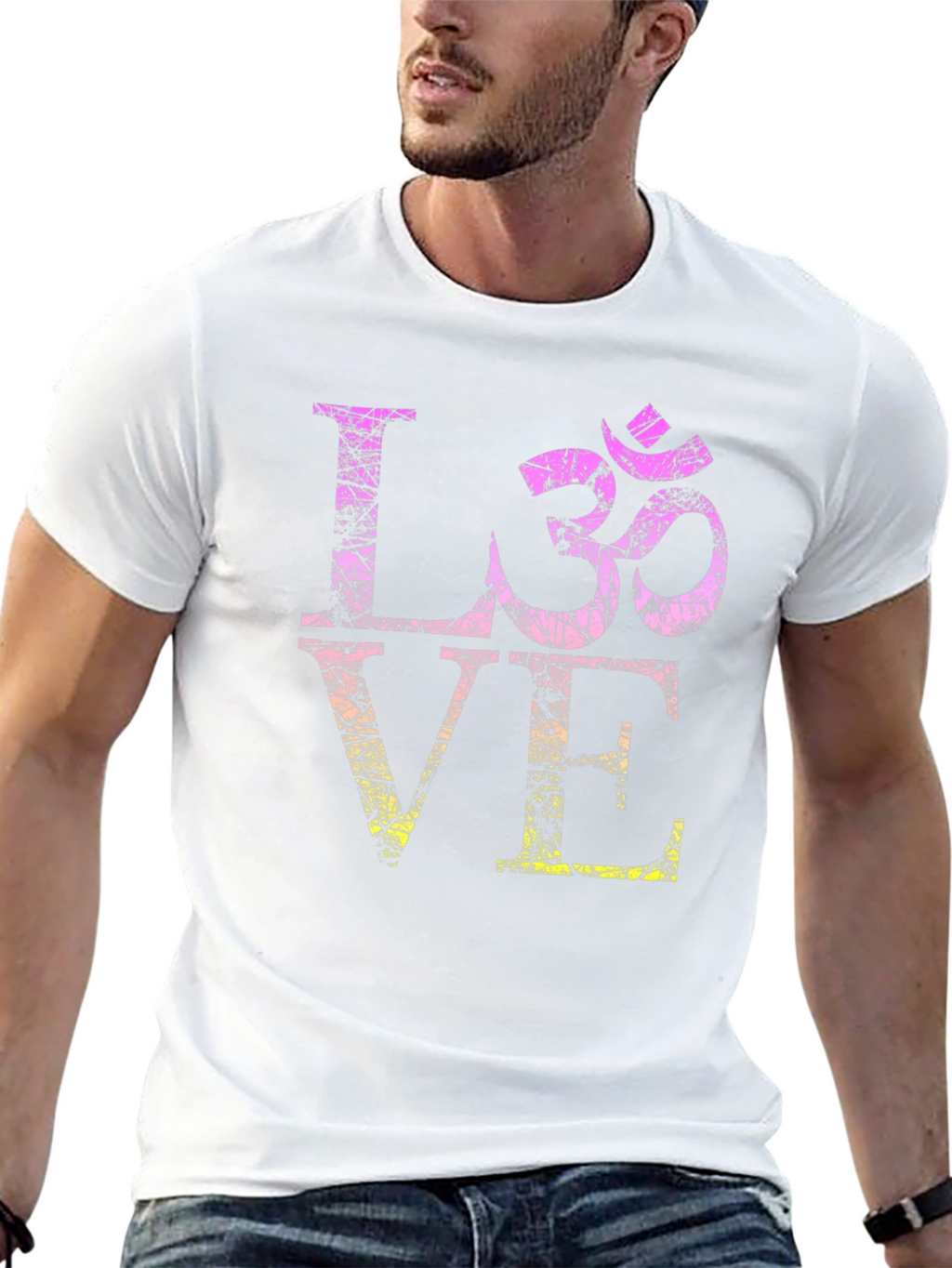 Love & Om Symbol Graphic Tee