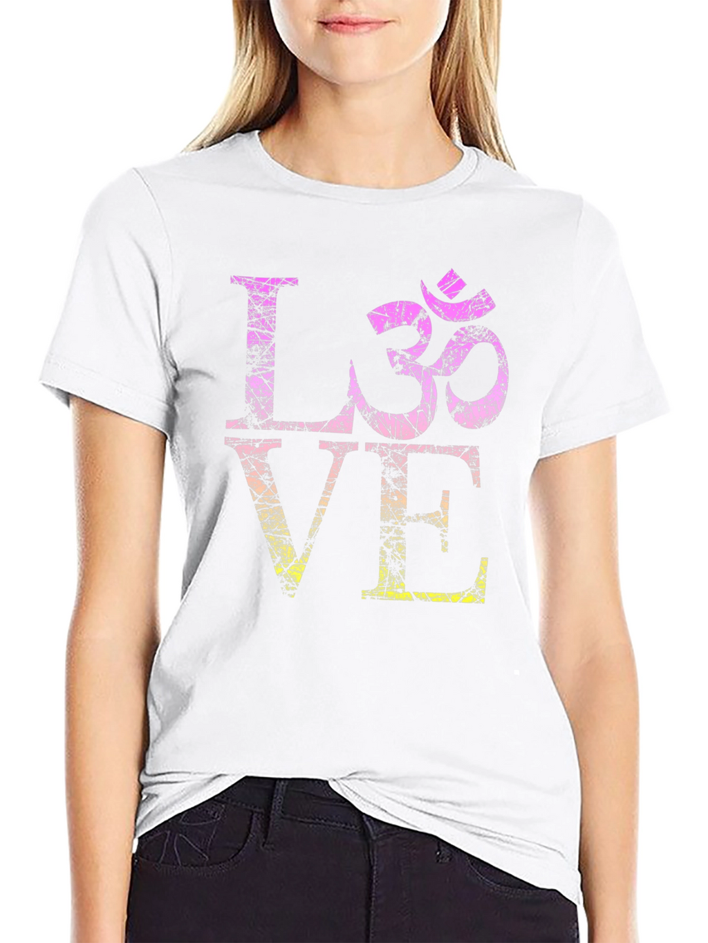 Love & Om Symbol Graphic Tee