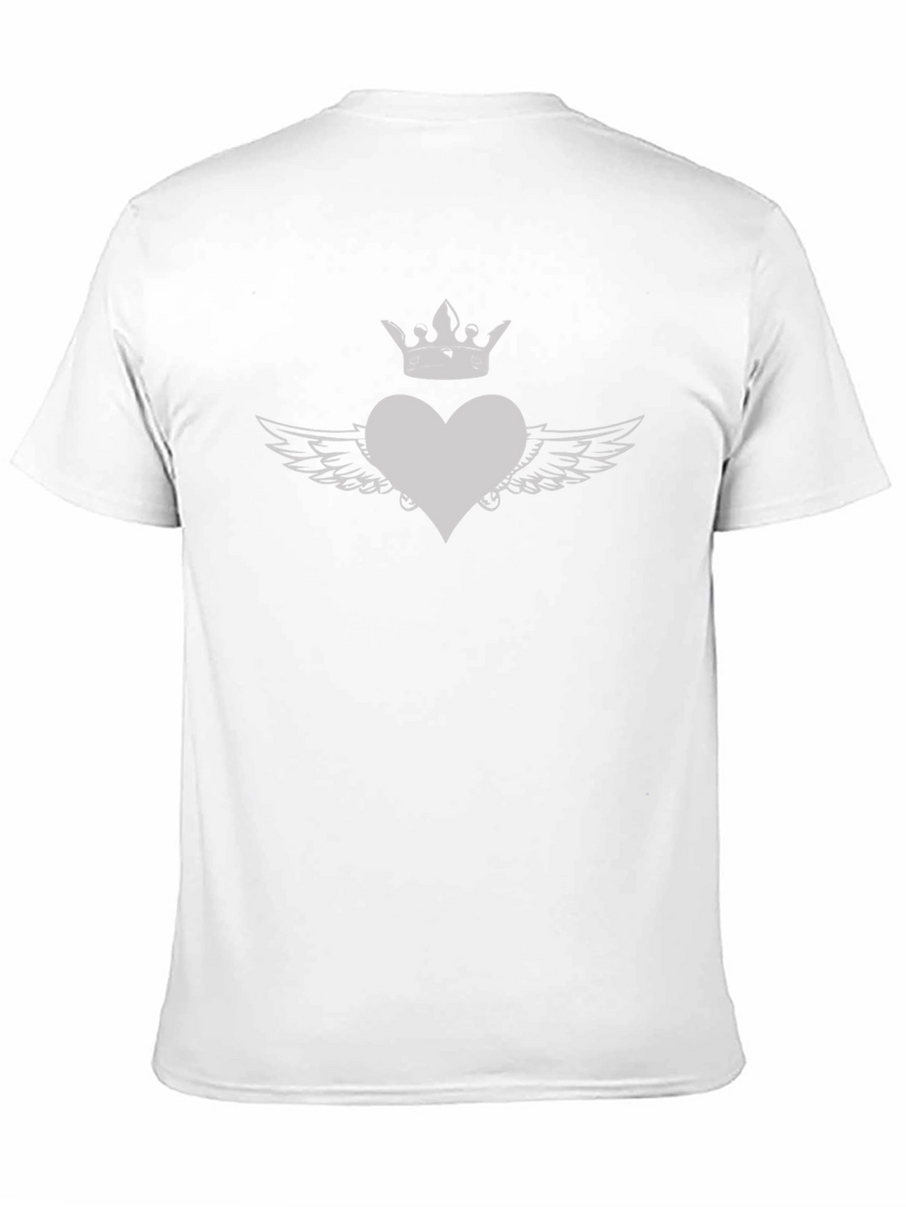 Heart with Crown and Wings Graphic Tee
