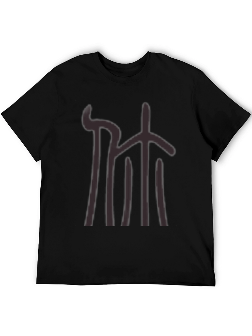 Abstract Graphic Print Tee - Casual Style