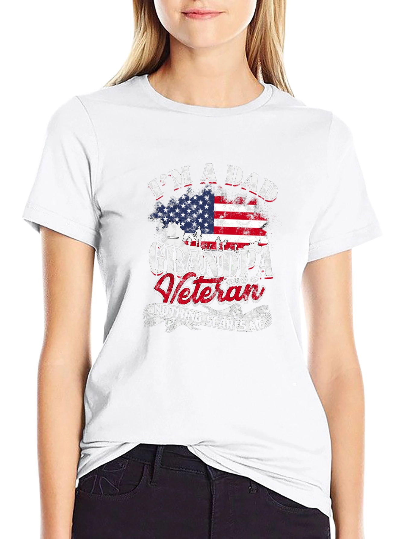Im A Dad Grandpa Veteran Tee