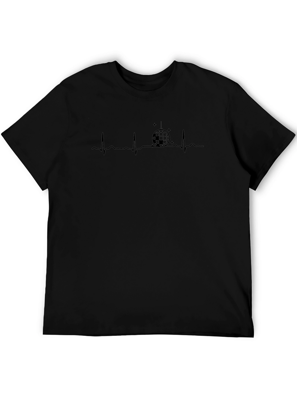 Disco Beat T-Shirt - Black Graphic Tee