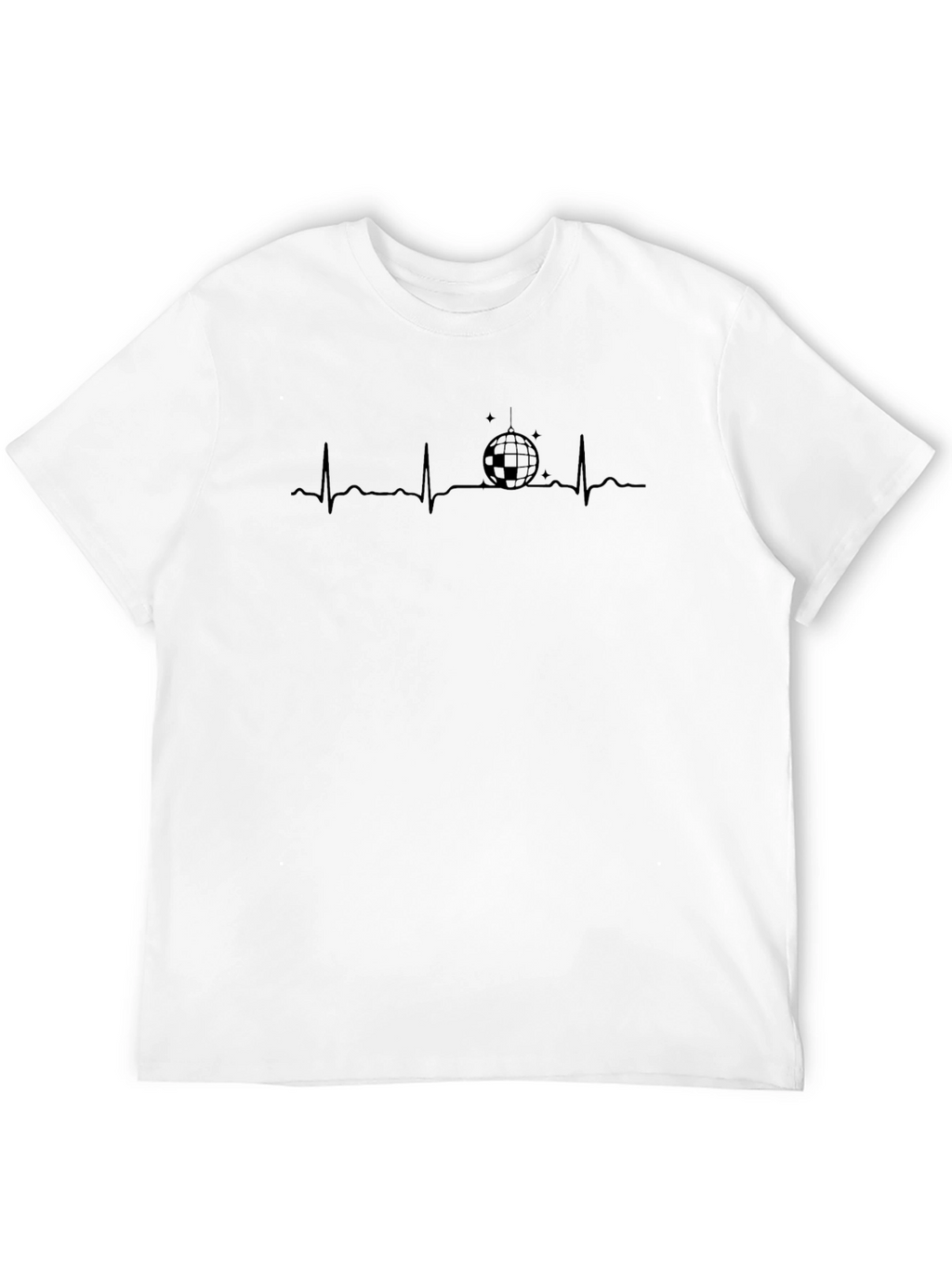 Disco Beat T-Shirt - Black Graphic Tee