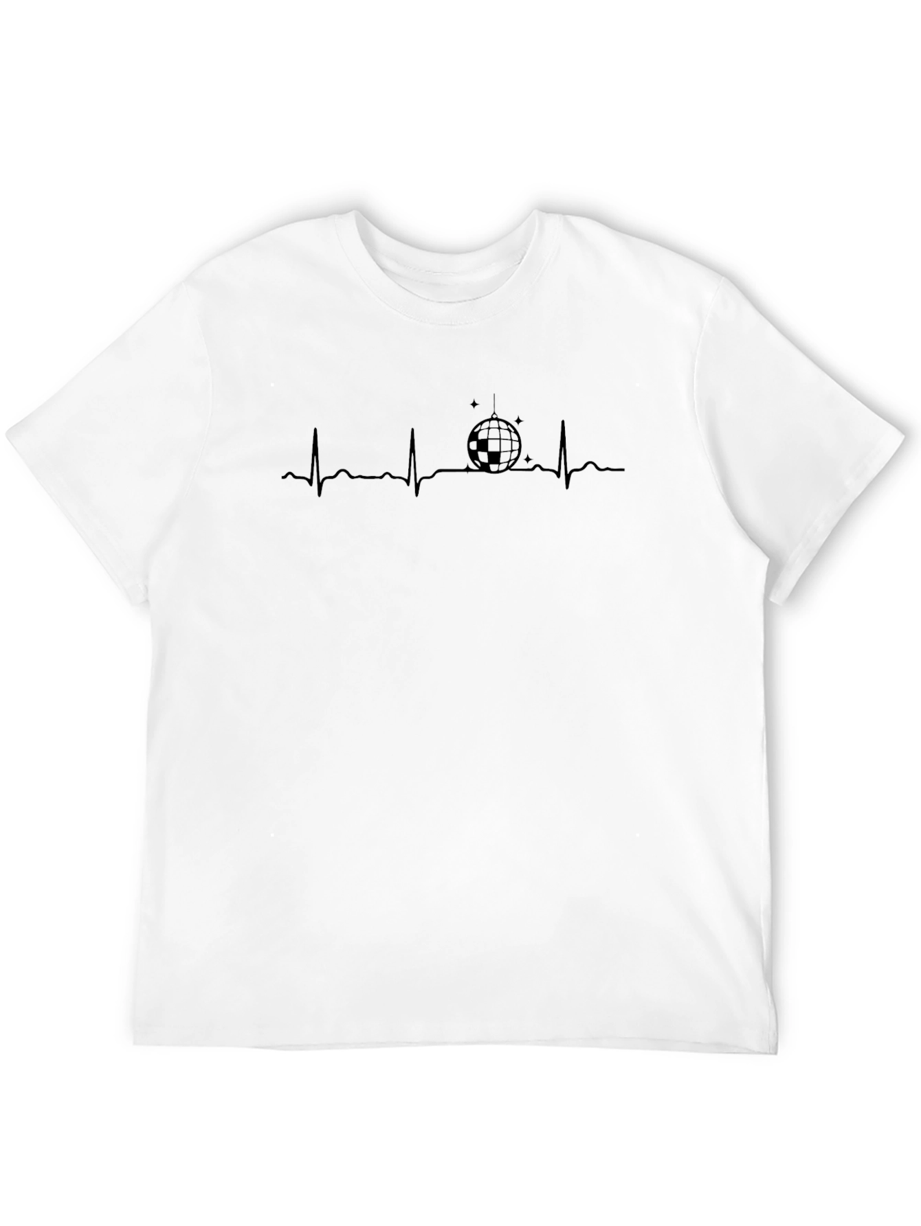 Disco Beat T-Shirt - Black Graphic Tee