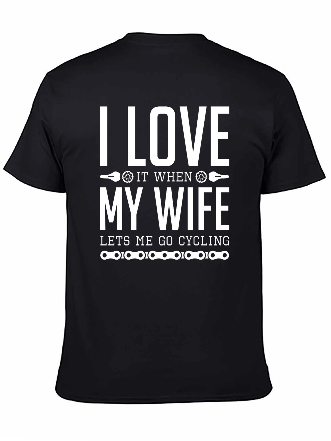 I Love My Wife Cycling T-Shirt - Funny Husband Gift