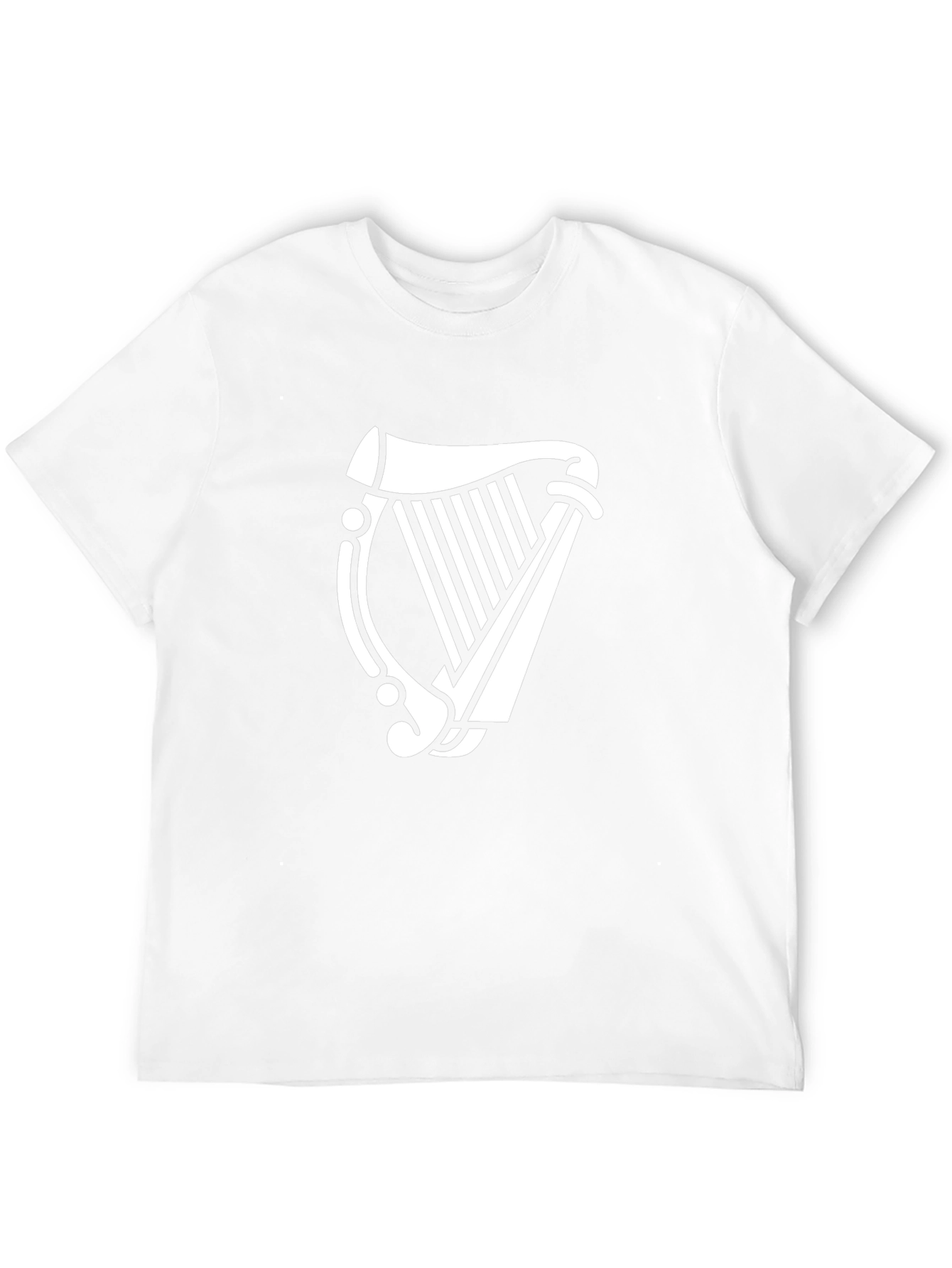 Irish Harp Graphic T-Shirt - Black