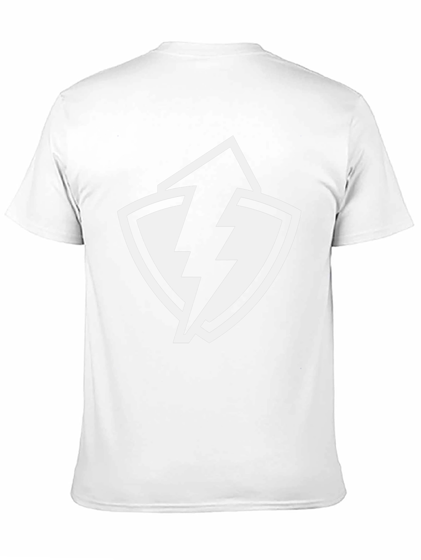 Lightning Bolt Shield Graphic Black T-Shirt