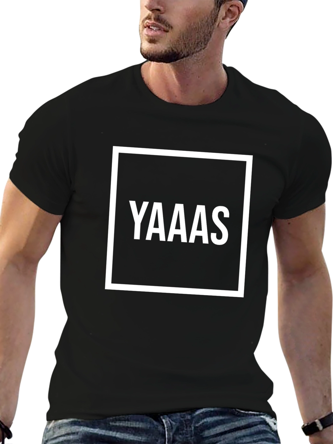 Yaaas! Graphic Tee - Trendy Statement Shirt