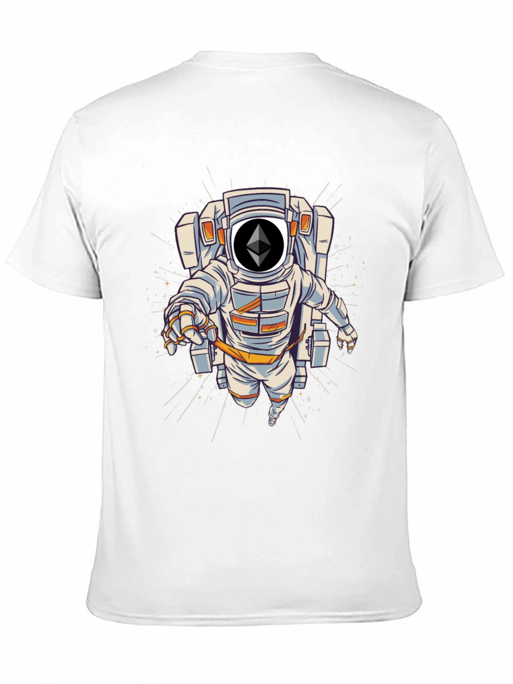 Ethereum Astronaut Black T-Shirt