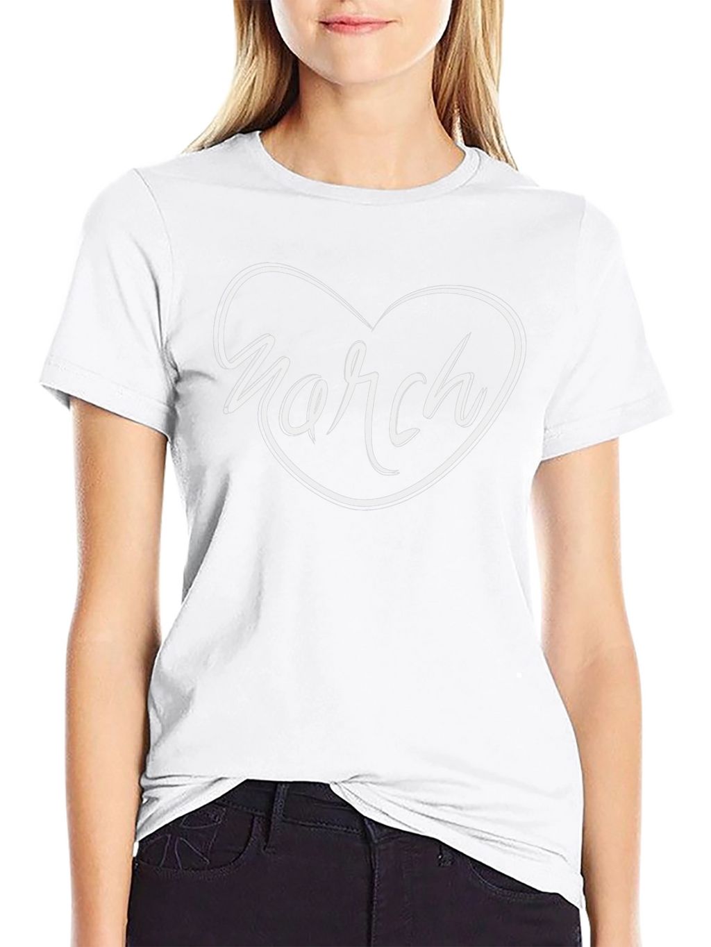 March Heart Graphic T-Shirt