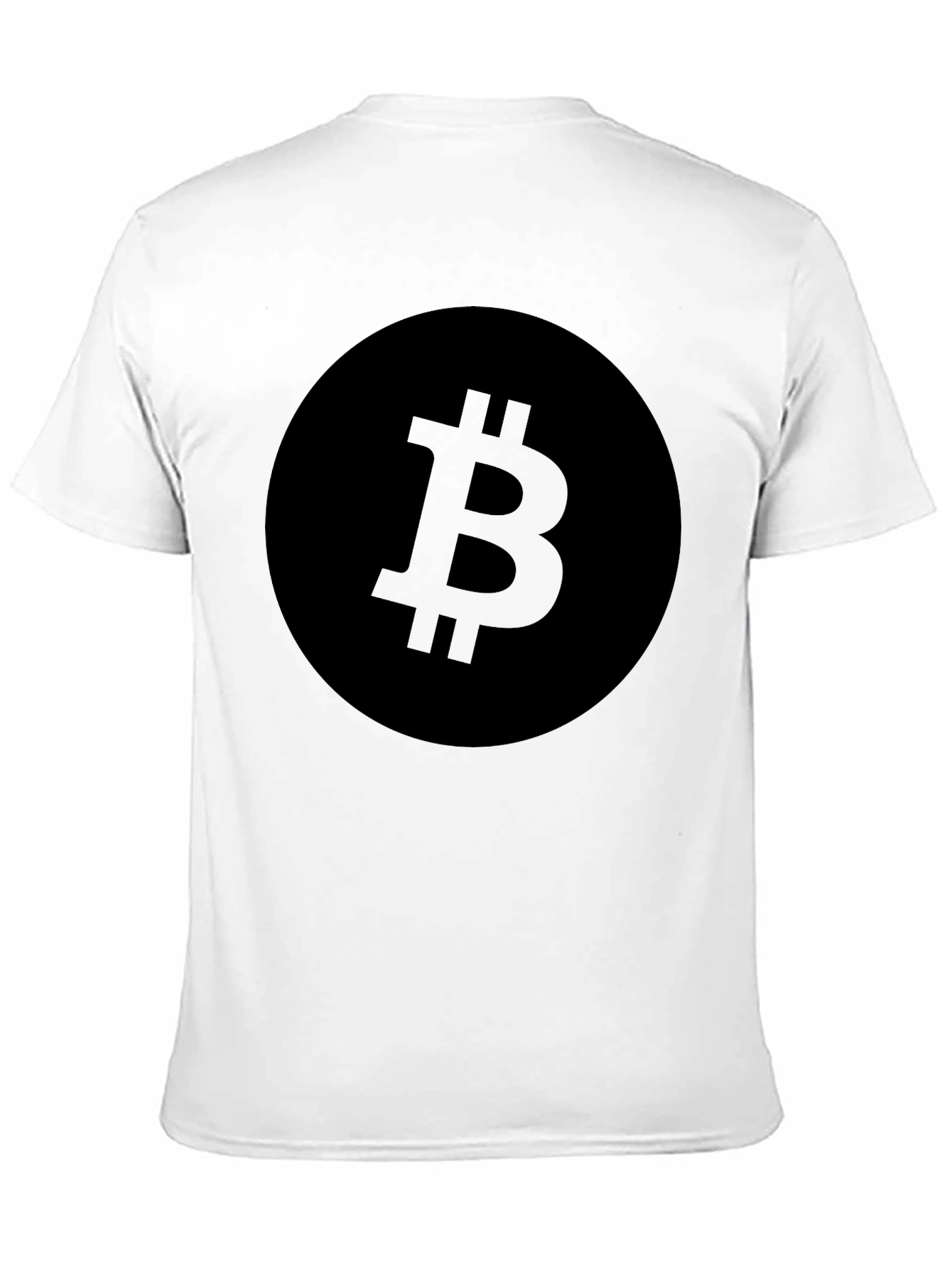Bitcoin Logo Black T-Shirt - Crypto Currency Tee