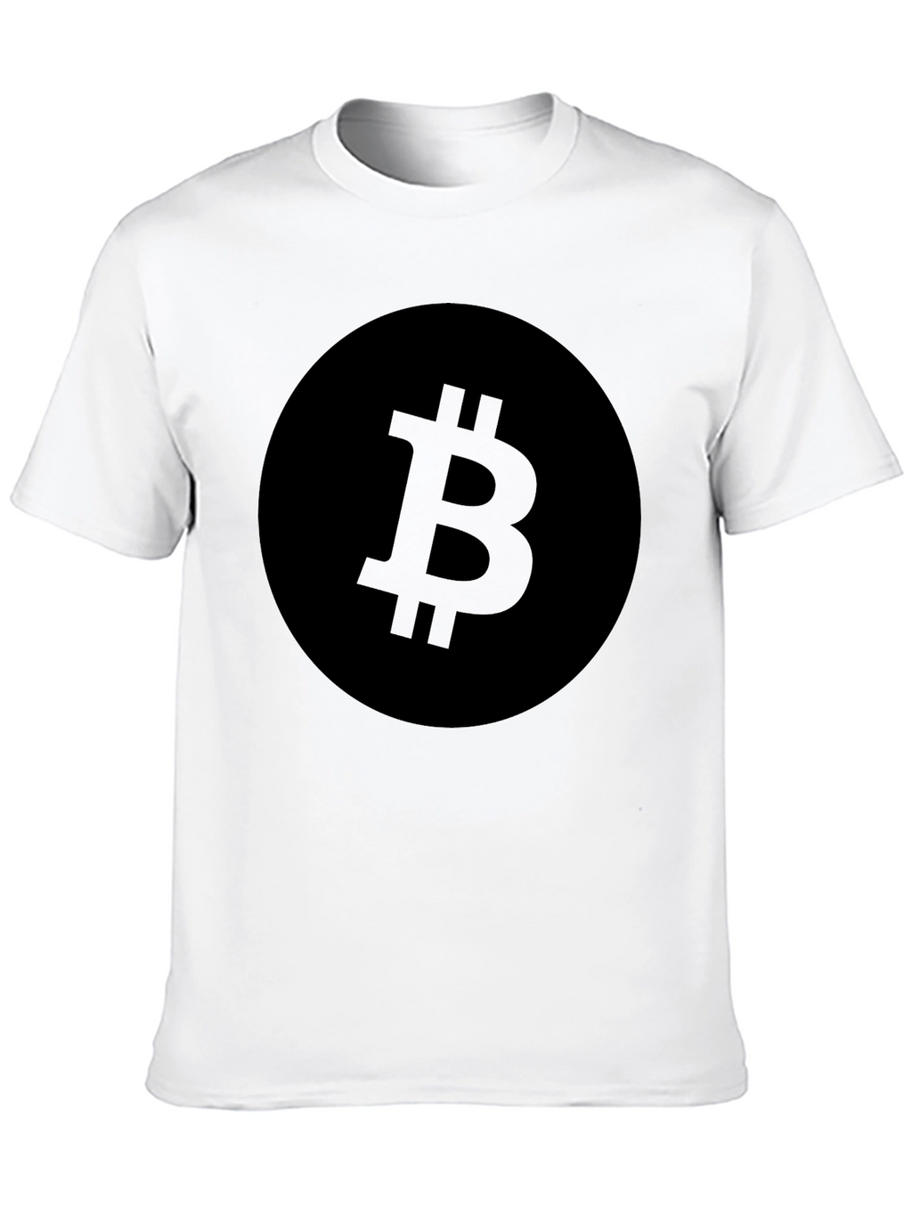 Bitcoin Logo Black T-Shirt - Crypto Currency Tee