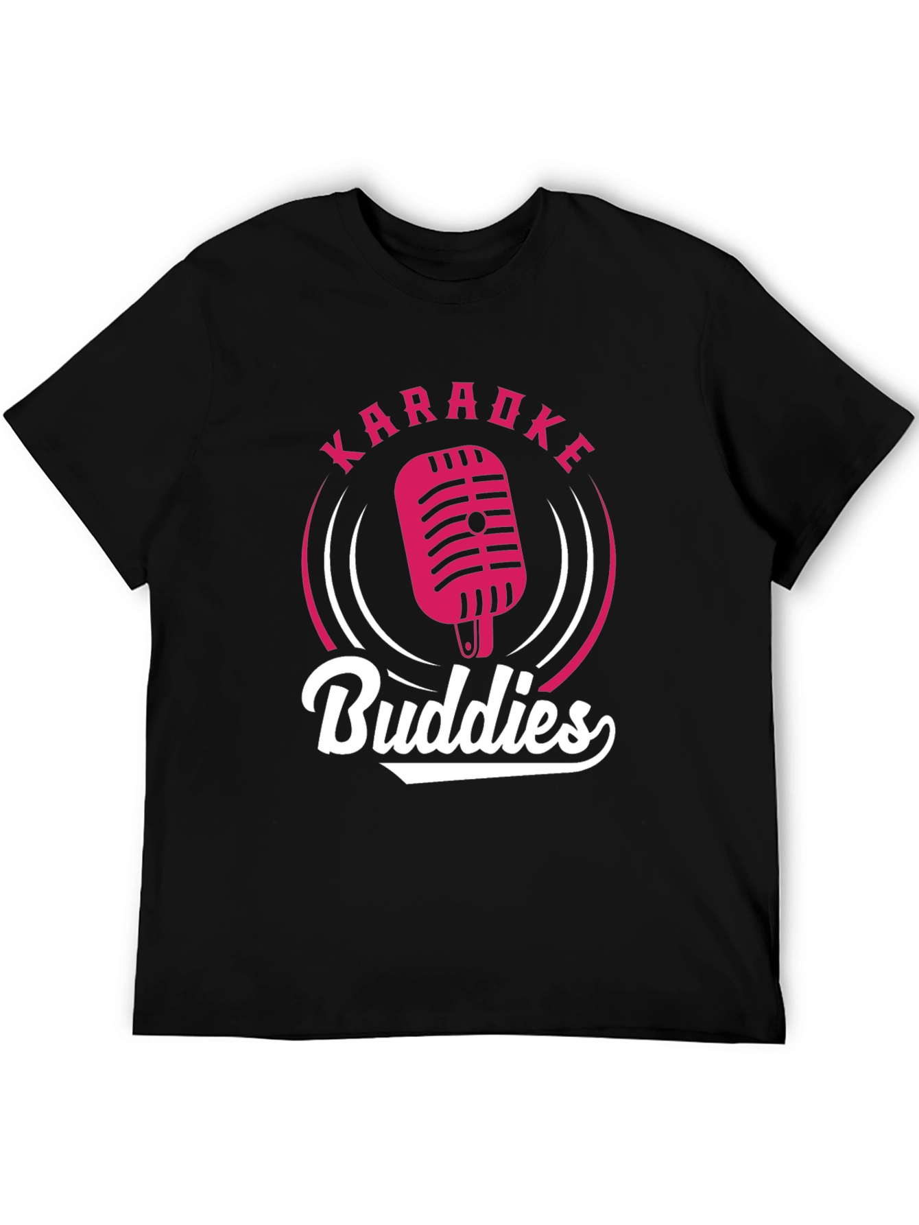 Karaoke Buddies Graphic T-Shirt - Music Lover Tee