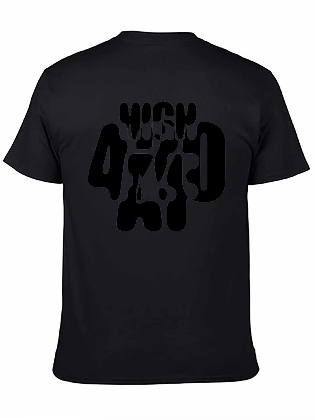 High 420 Tee - Black Graphic T-Shirt