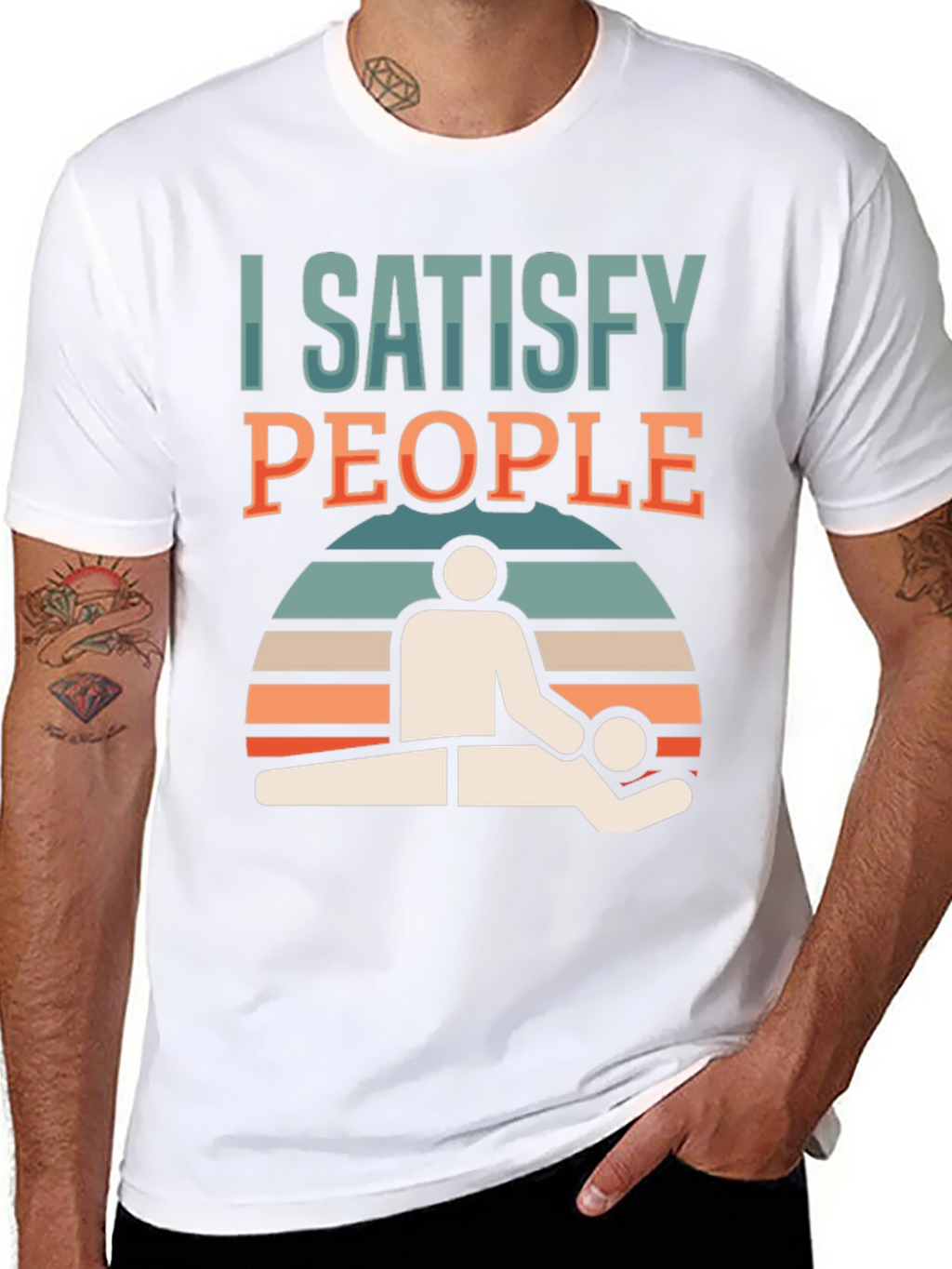 I Satisfy People Massage Therapist T-Shirt
