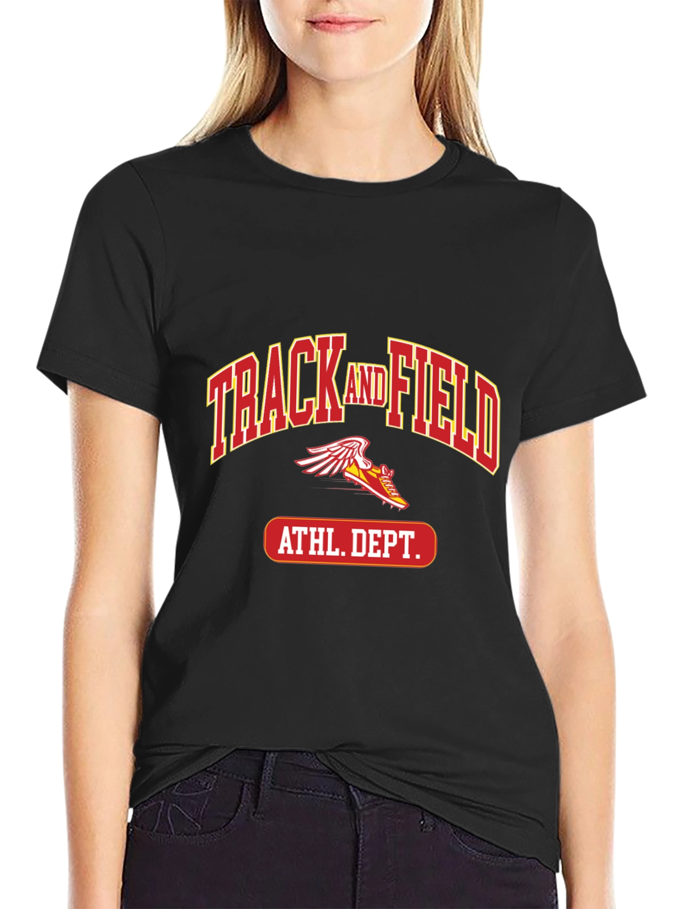 Track and Field Graphic T-Shirt