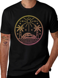 Retro Beach Car T-Shirt
