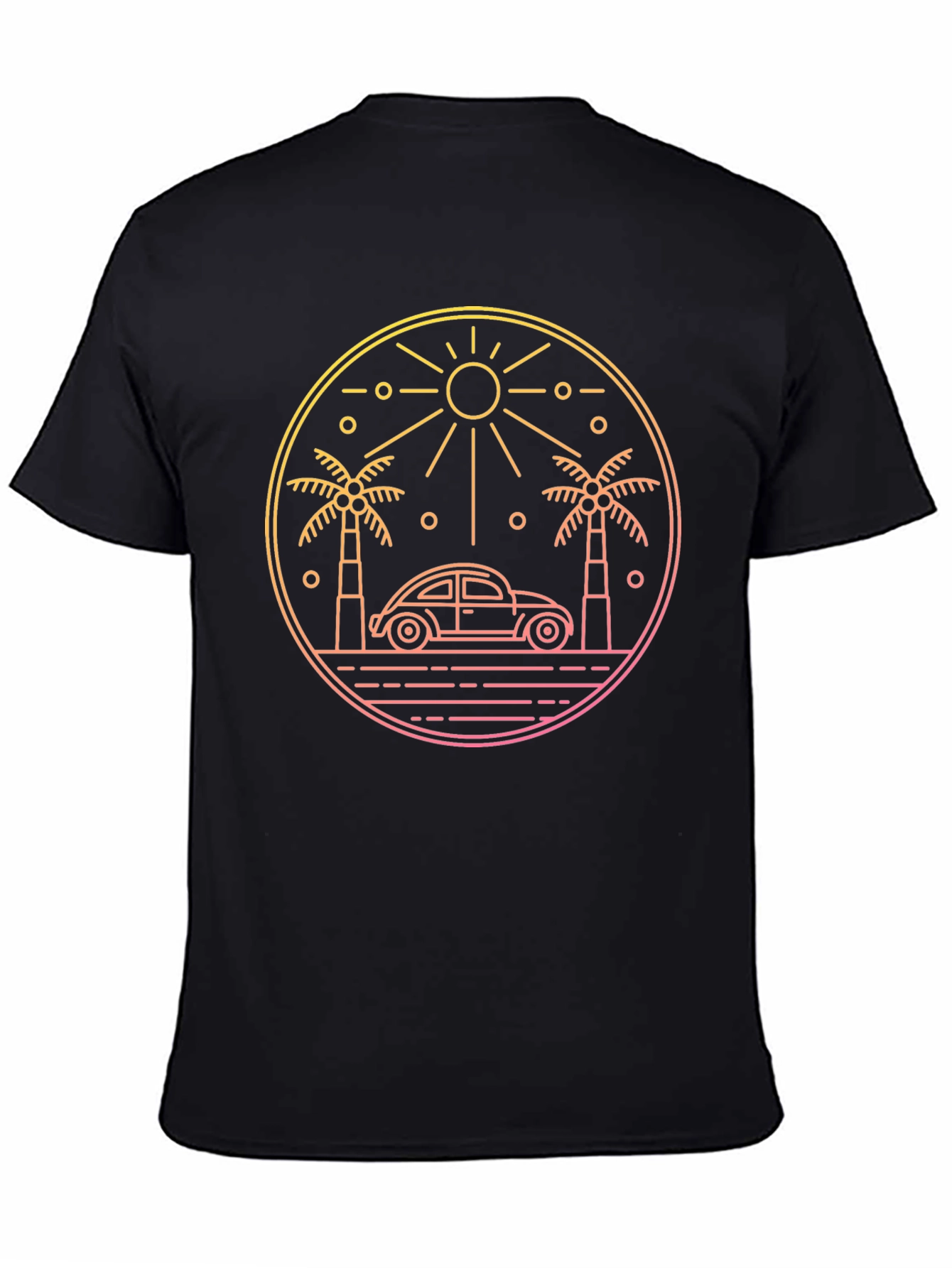 Retro Beach Car T-Shirt