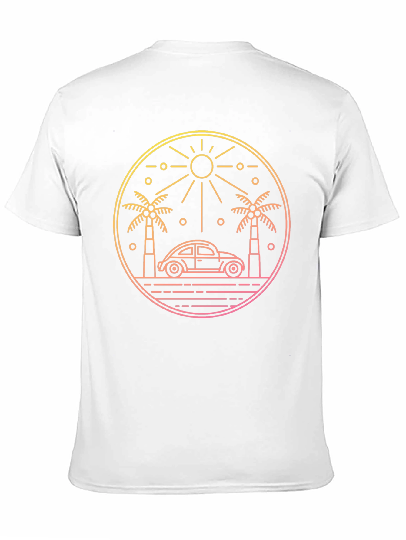 Retro Beach Car T-Shirt