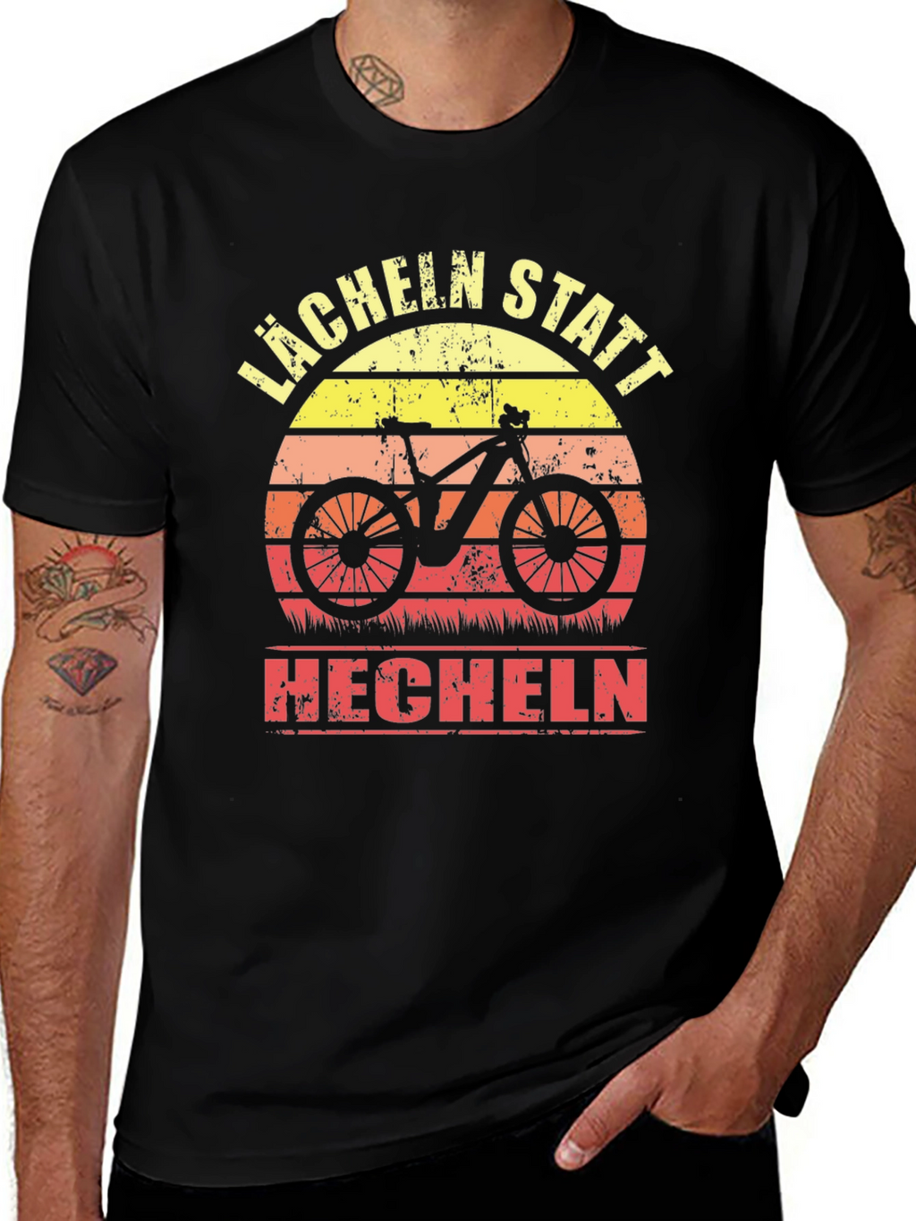 Läheln Statt Hecheln E-Bike T-Shirt