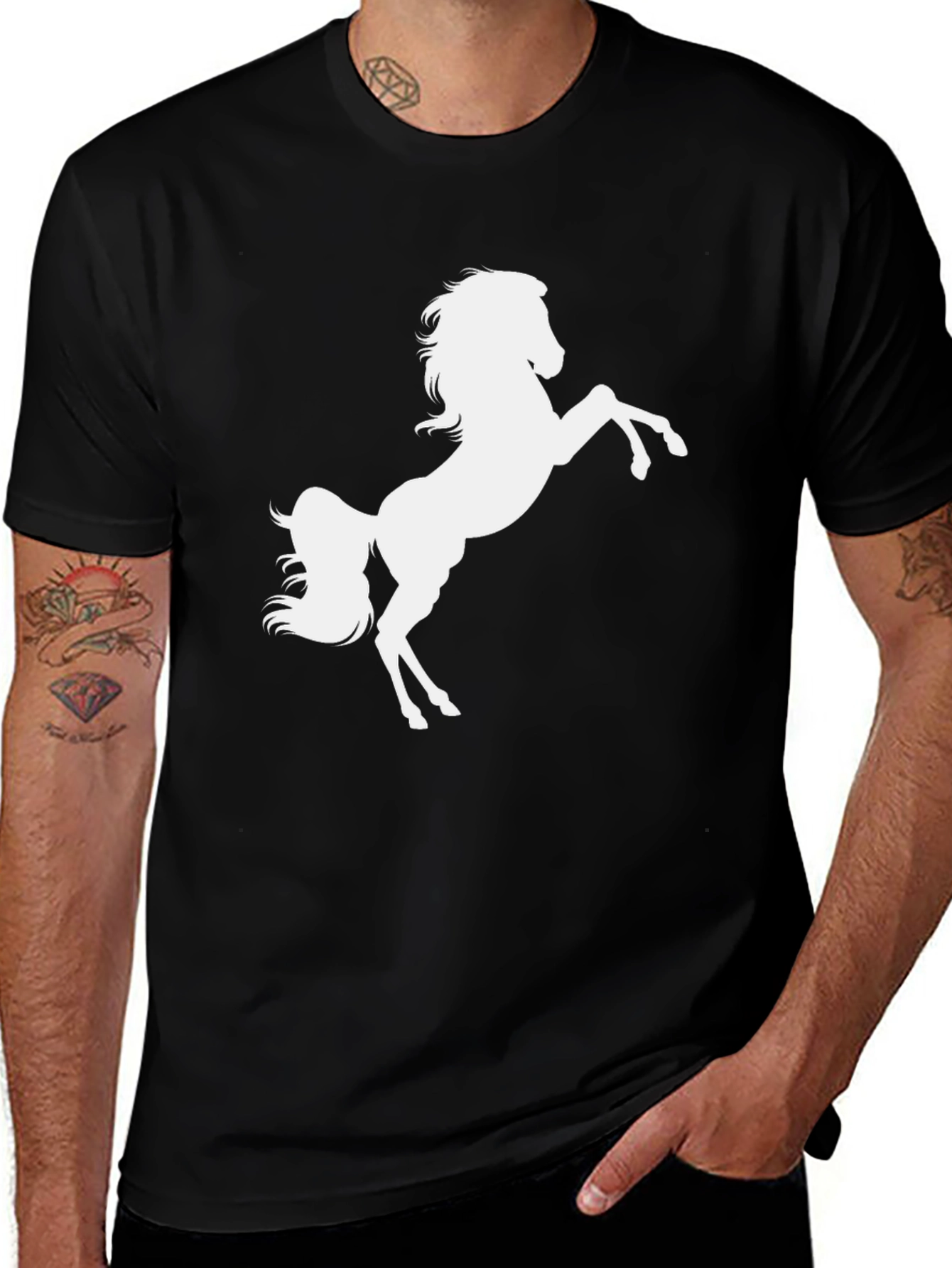 Black Horse Graphic Tee