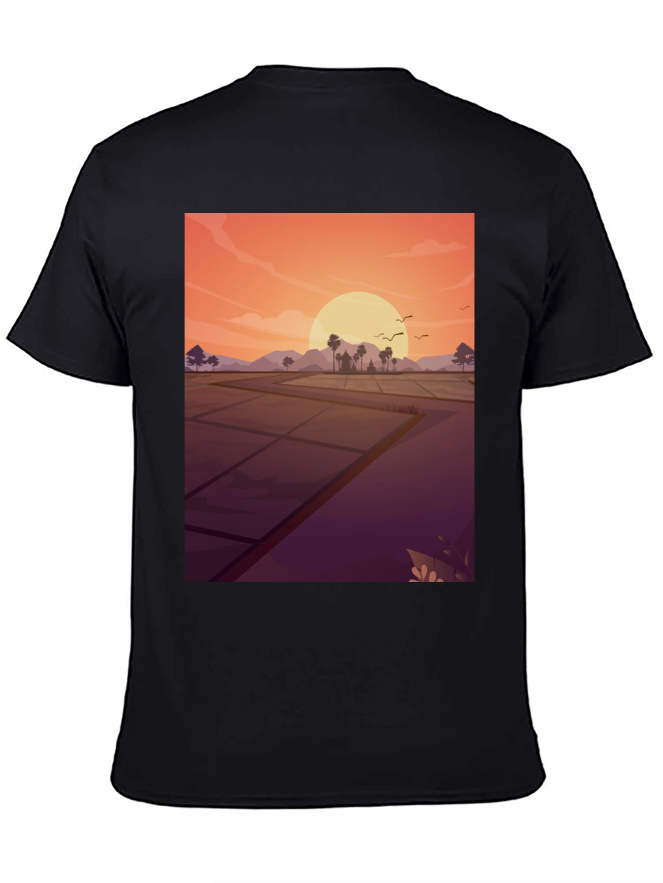 Sunset Rice Paddy T-Shirt