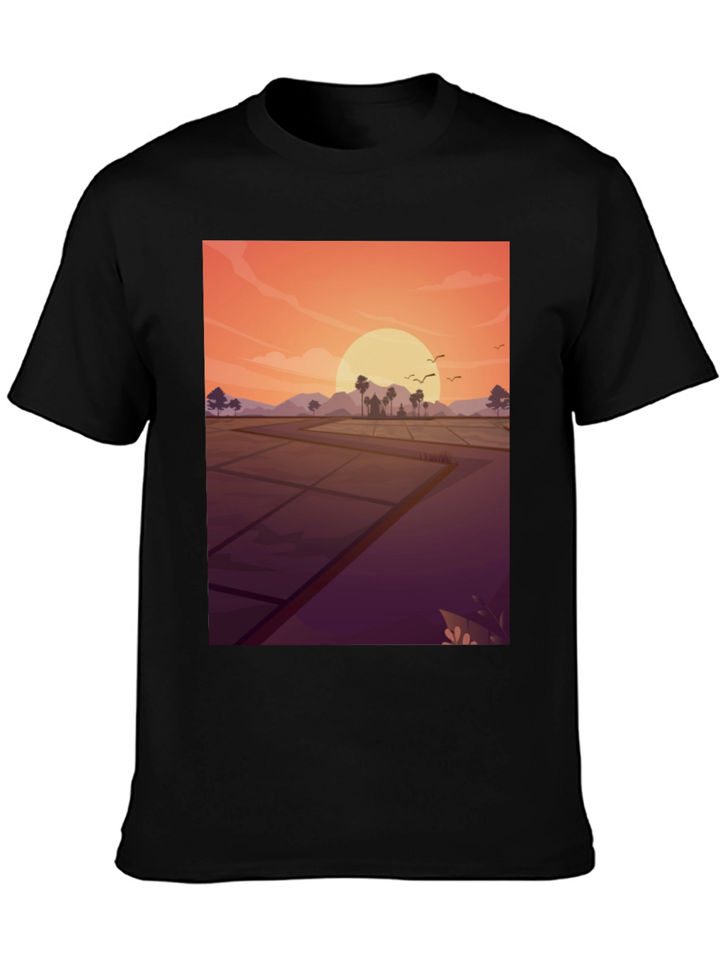 Sunset Rice Paddy T-Shirt