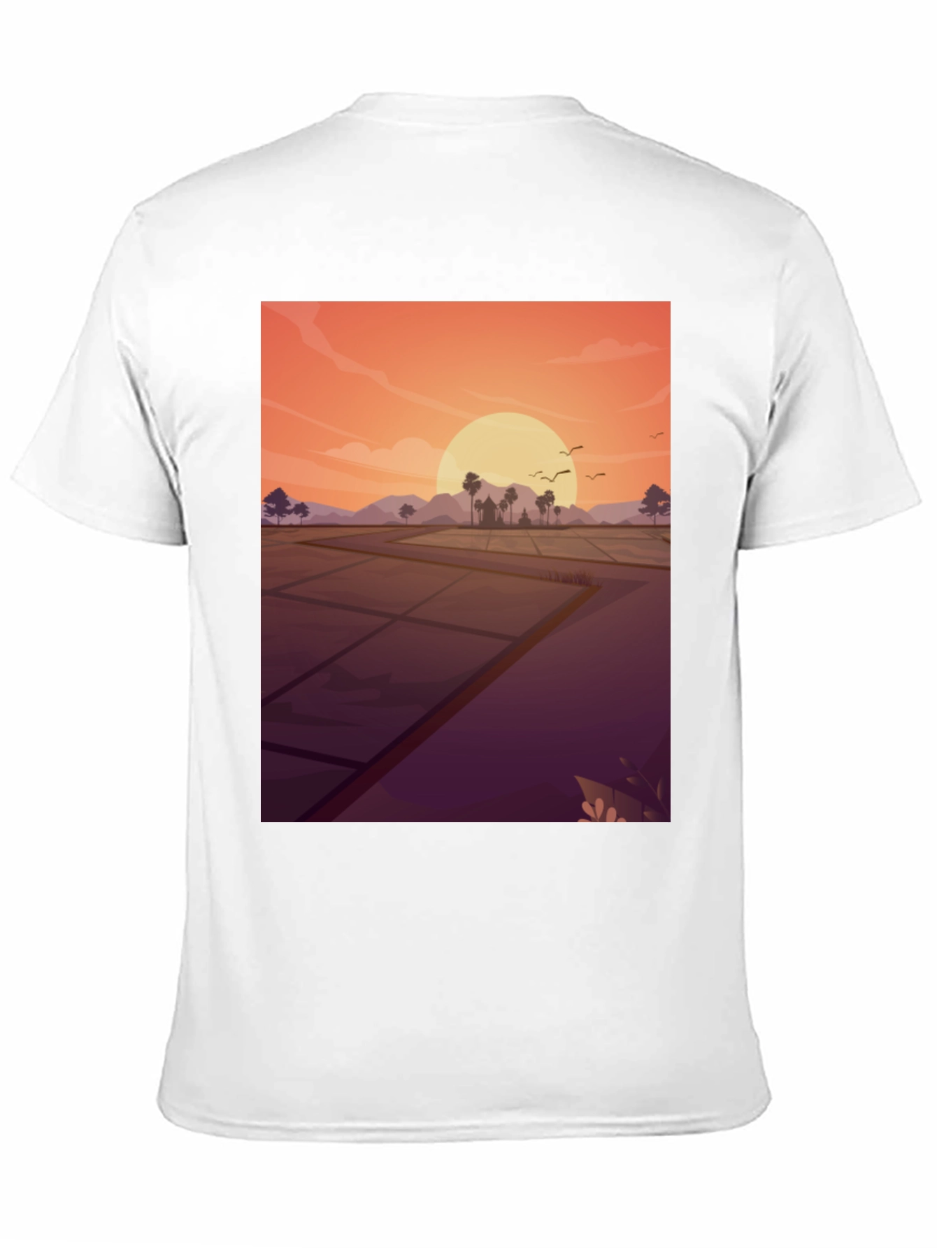 Sunset Rice Paddy T-Shirt