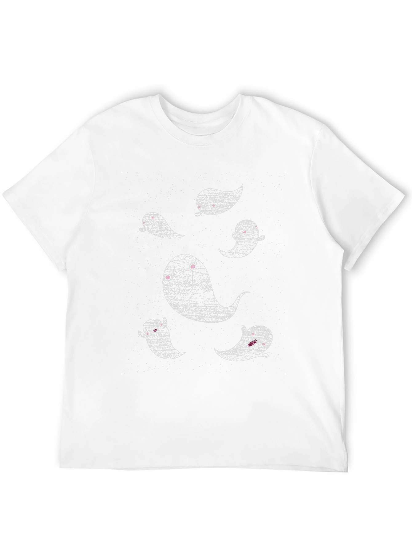 Ghostly Graphic Tee - Spooky Season Style