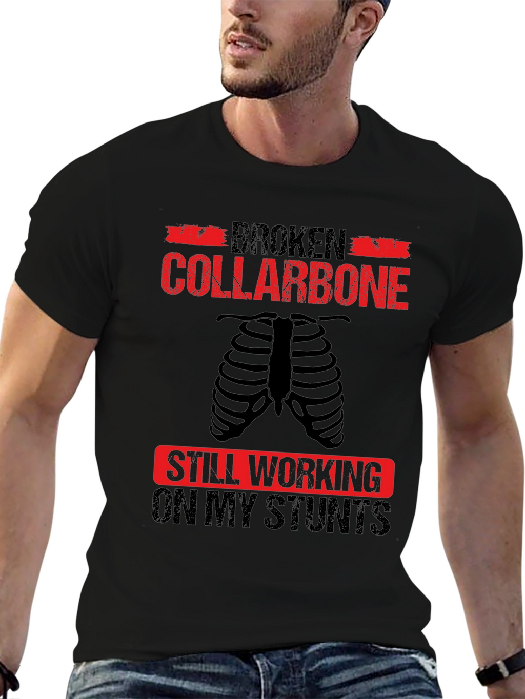 Broken Collarbone Stunt T-Shirt