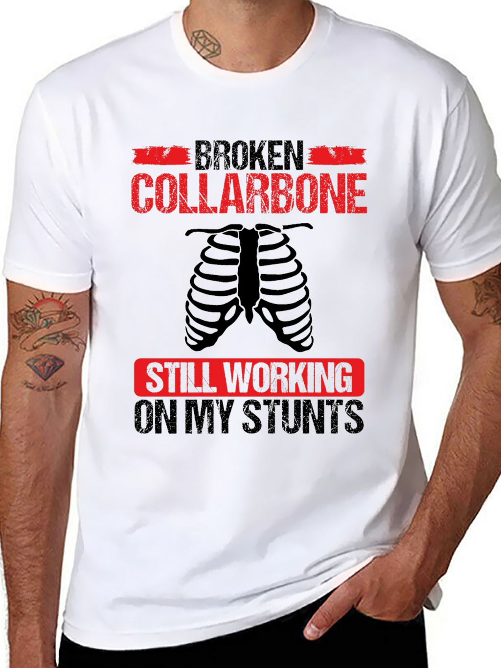 Broken Collarbone Stunt T-Shirt