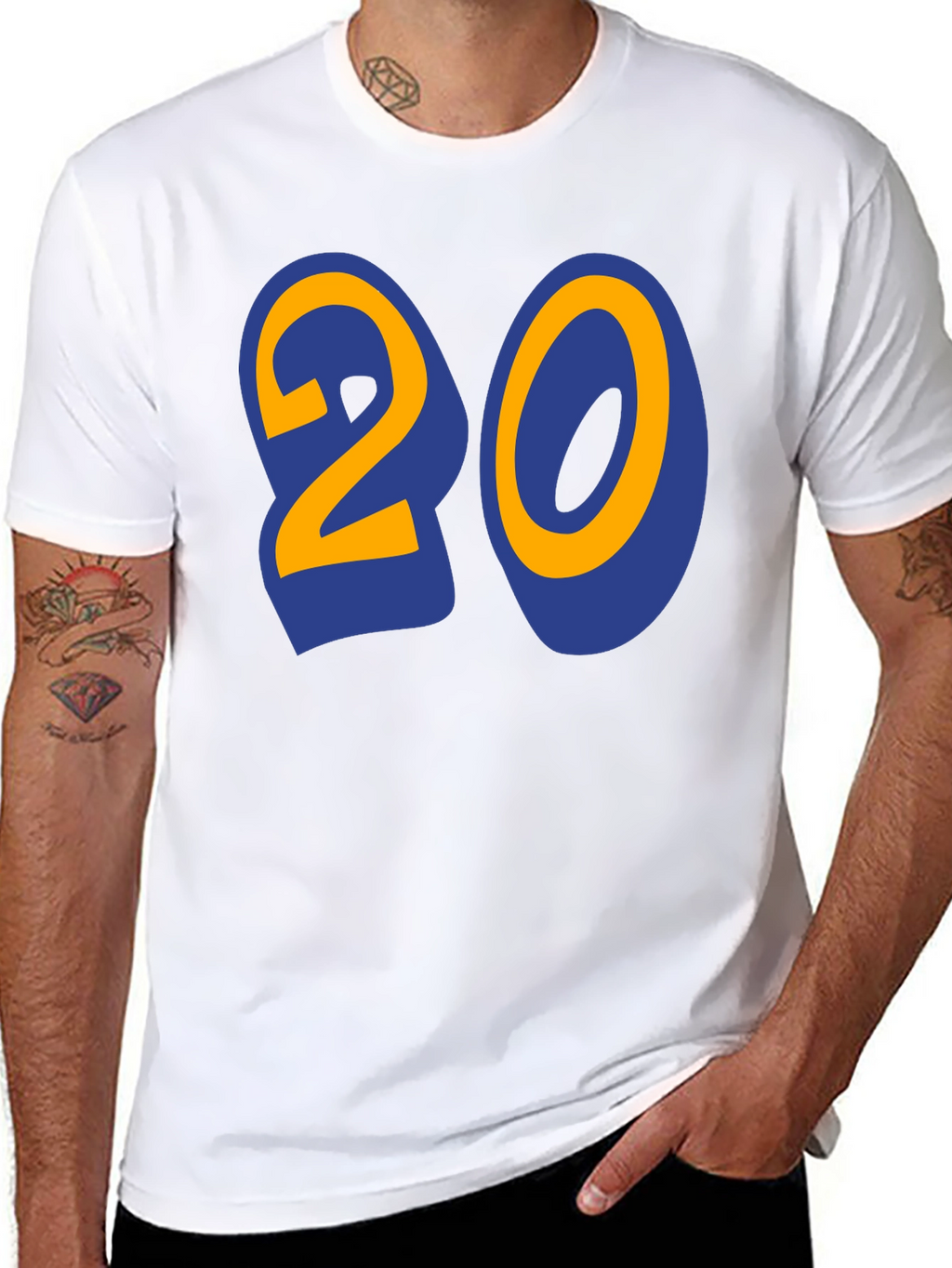 Bold Number 20 Graphic T-Shirt