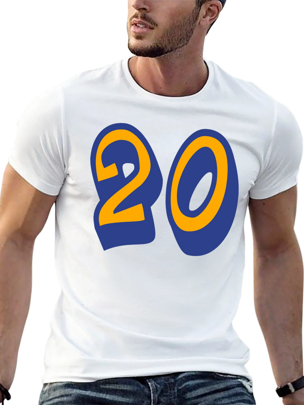 Bold Number 20 Graphic T-Shirt