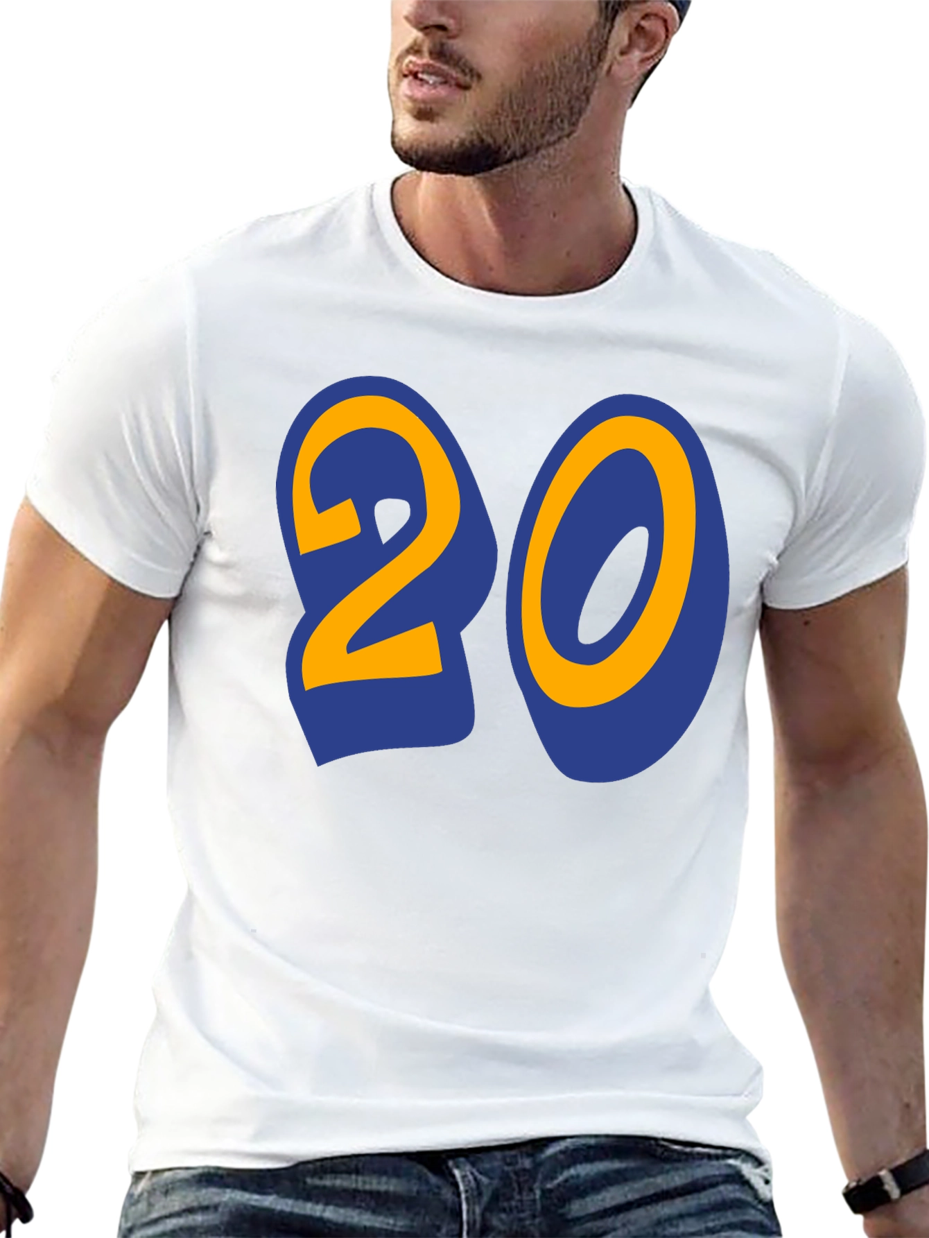 Bold Number 20 Graphic T-Shirt