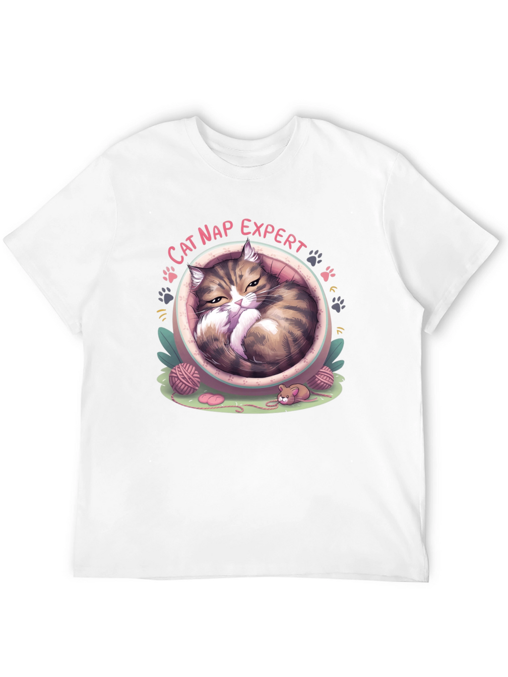 Cat Nap Expert Graphic T-Shirt