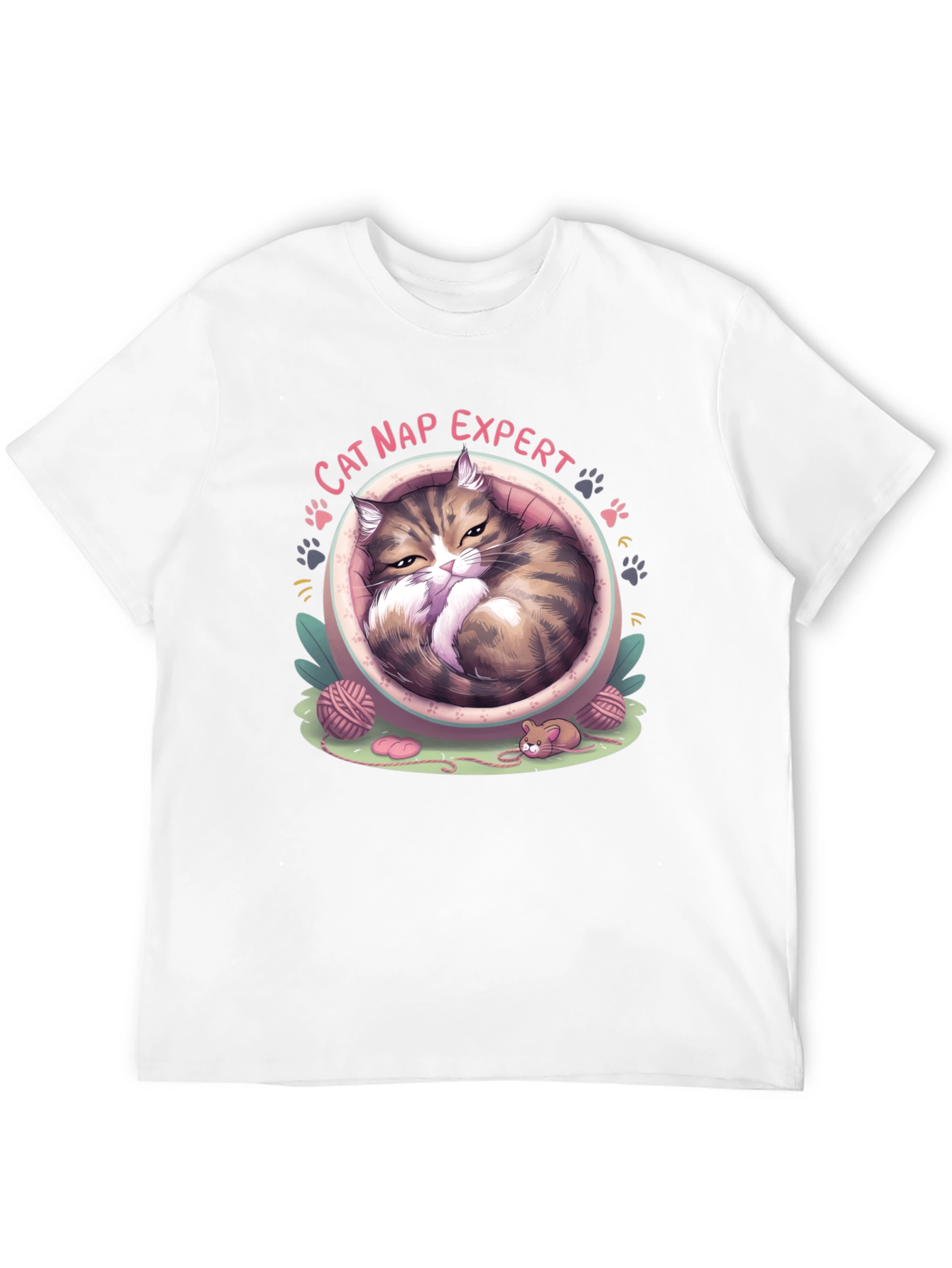 Cat Nap Expert Graphic T-Shirt