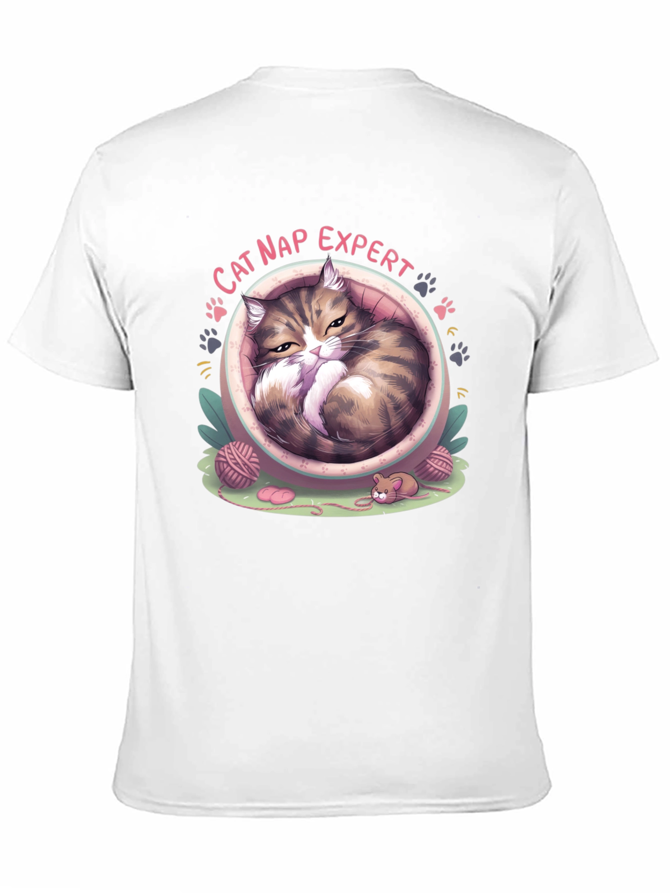 Cat Nap Expert Graphic T-Shirt