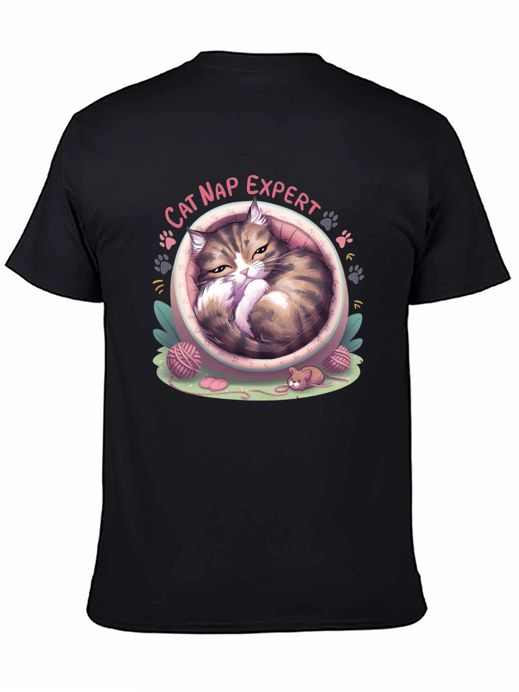 Cat Nap Expert Graphic T-Shirt