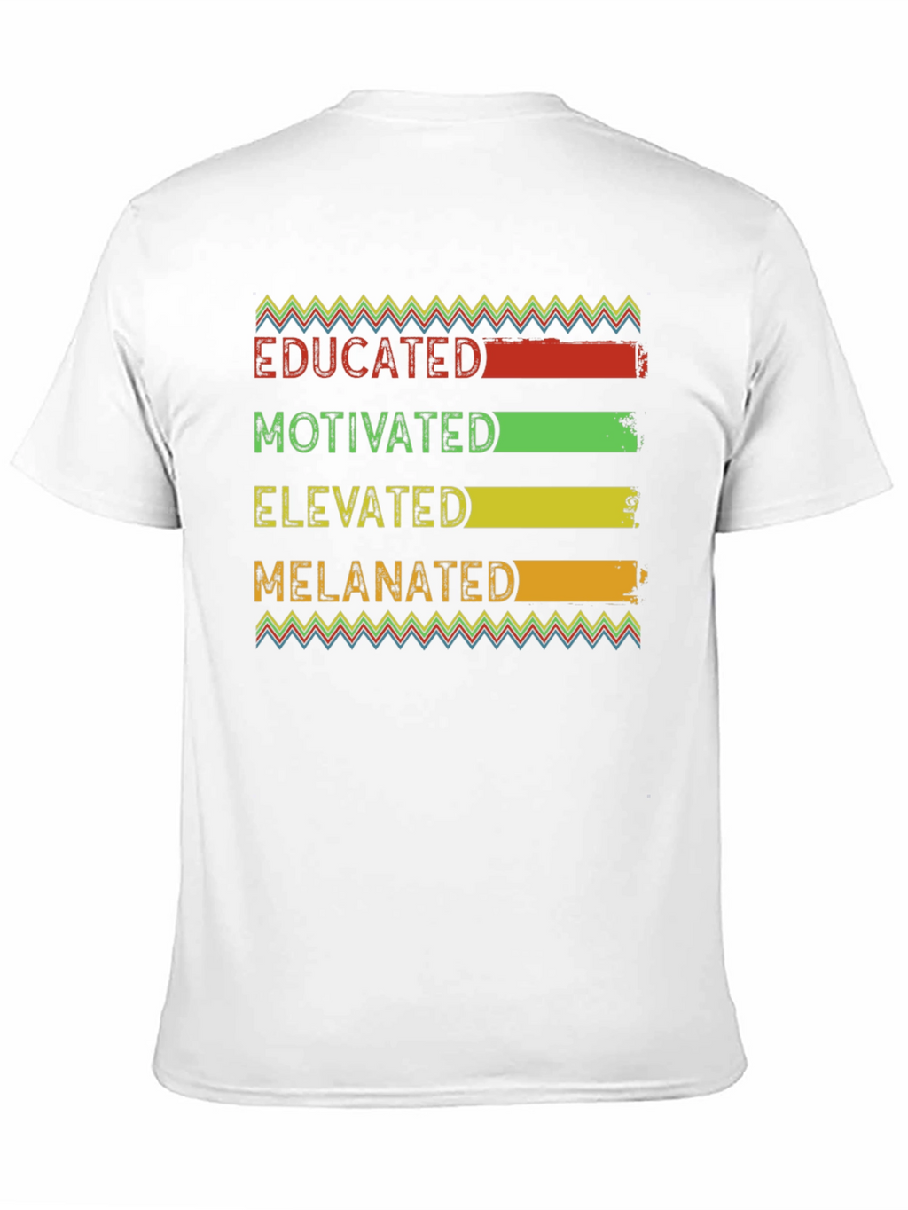 Educated Motivated Elevated Melanated Black Pride T-Shirt