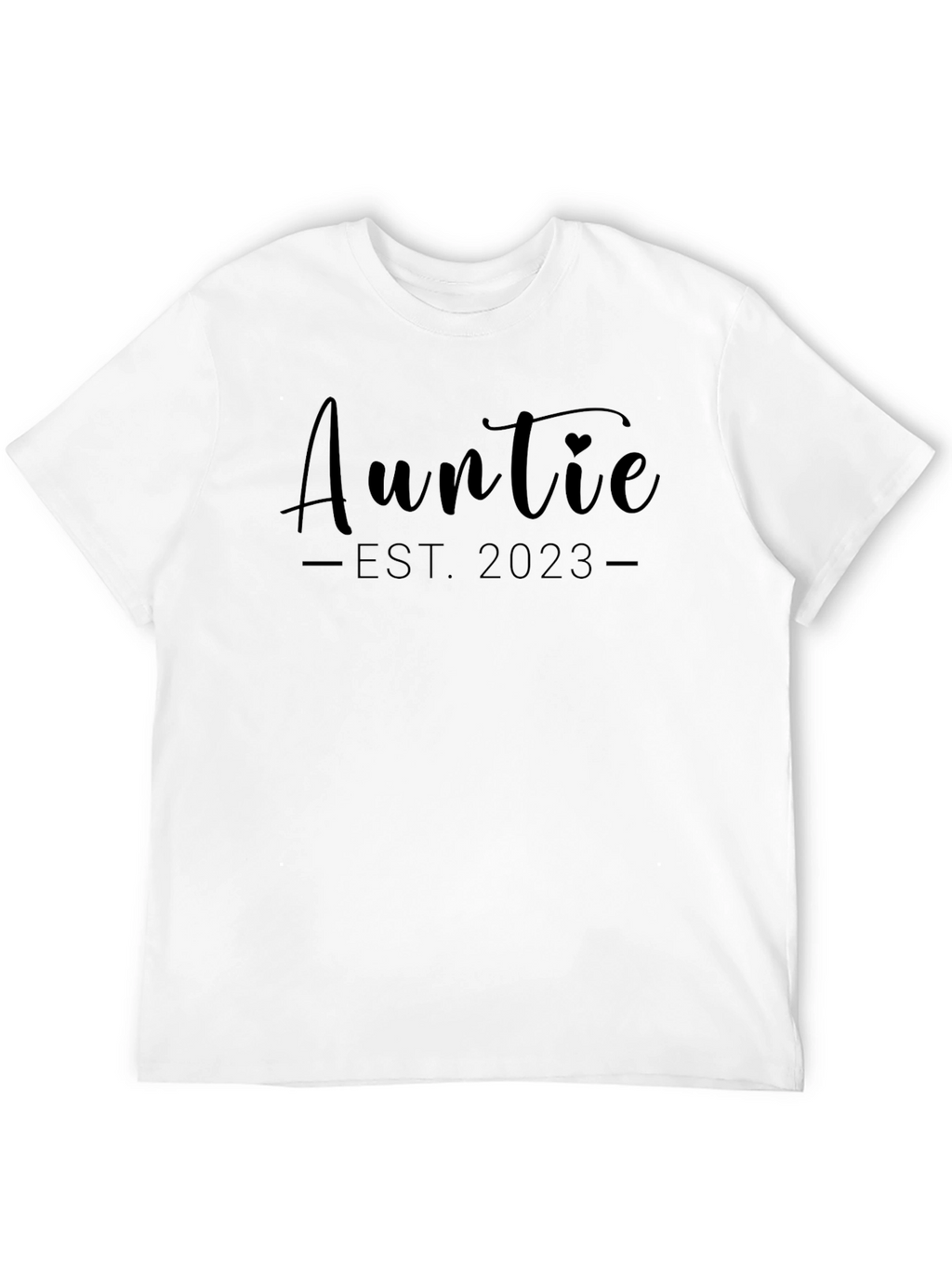 Auntie Est. 2023 Black T-Shirt