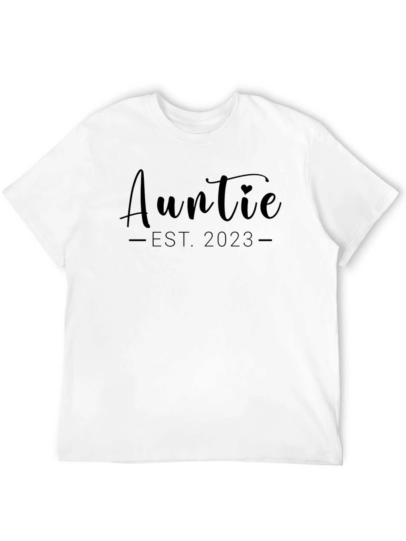 Auntie Est. 2023 Black T-Shirt