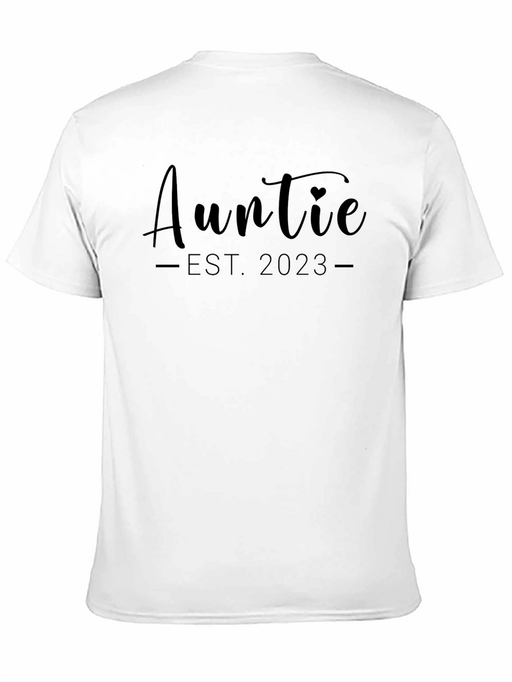Auntie Est. 2023 Black T-Shirt