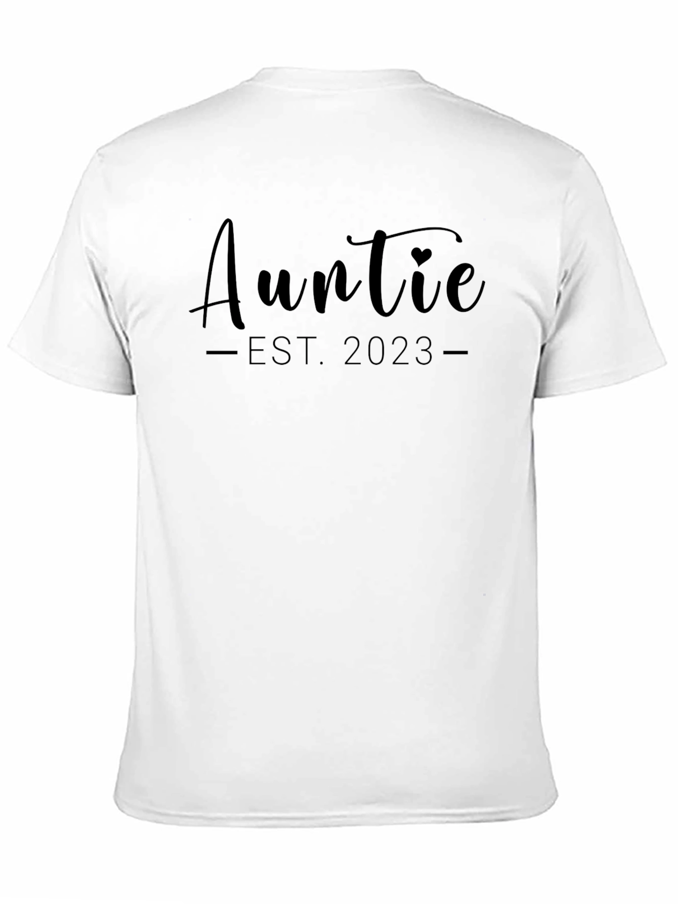 Auntie Est. 2023 Black T-Shirt