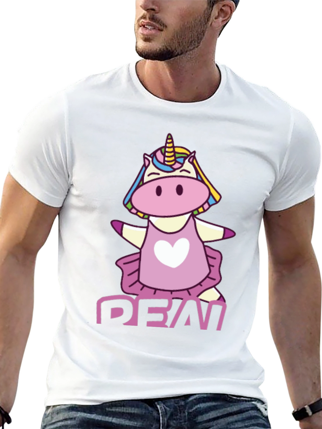 Unicorn Demi Graphic Black T-Shirt