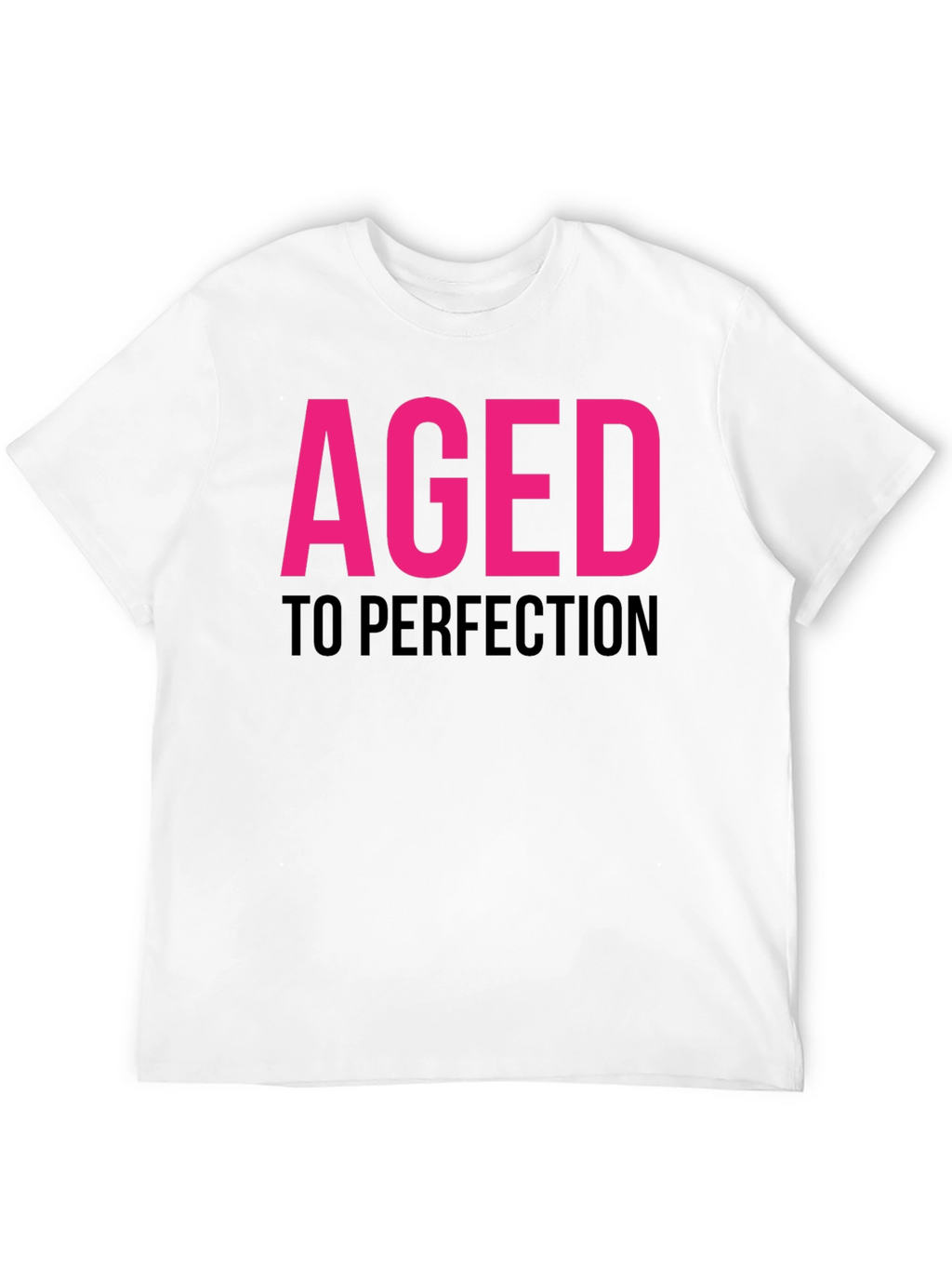 Aged To Perfection Black Graphic T-Shirt